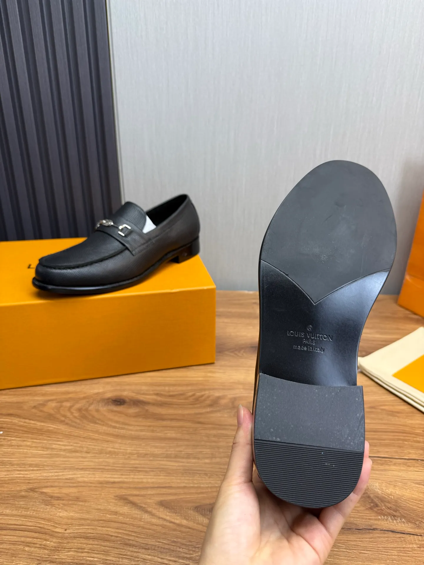 Factory 680💰 LV. Men's business casual leather shoes, all made of imported original brand leather, just to create a more comfortable wearing experience, original non-slip and wear-resistant outsole ✔️16-45 (38.45 non-returnable)